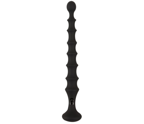 You2Toys Magic Anal Wand No. 2 - Flexible Silicone Black Beaded Model