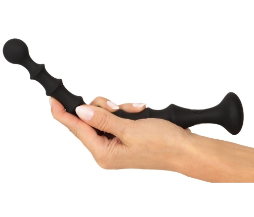 You2Toys Magic Anal Wand No. 2 - Flexible Silicone Black Beaded Model