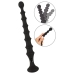 You2Toys Magic Anal Wand No. 2 - Flexible Silicone Black Beaded Model