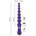 You2Toys Magic Anal Wand No. 3 Silicone, Flexible Beaded Dark Purple 25cm