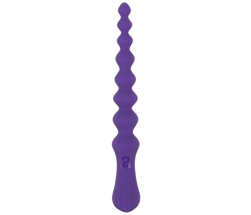 You2Toys Magic Anal Wand No. 3 Silicone, Flexible Beaded Dark Purple 25cm