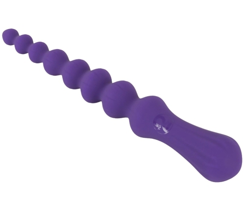 You2Toys Magic Anal Wand No. 3 Silicone, Flexible Beaded Dark Purple 25cm