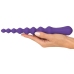 You2Toys Magic Anal Wand No. 3 Silicone, Flexible Beaded Dark Purple 25cm
