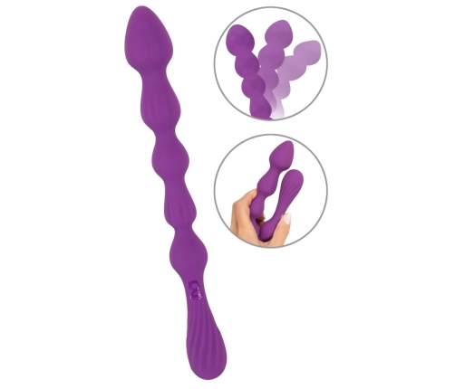 You2Toys Magic Anal Wand No. 1 Silicone Intimate Bead System Purple 27cm