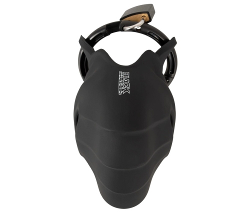 Black Velvets Silicone Intimate Cage Adjustable with Locking System 10cm