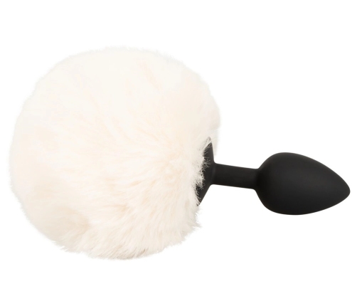 You2Toys Fluffy Tail Silicone Plug S White - Soft Faux Fur, Compact Size