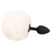You2Toys Fluffy Tail Silicone Plug S White - Soft Faux Fur, Compact Size