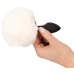 You2Toys Fluffy Tail Silicone Plug S White - Soft Faux Fur, Compact Size