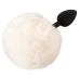 You2Toys Fluffy Tail Silicone Plug S White - Soft Faux Fur, Compact Size