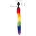 You2Toys Rainbow Fluffy Tail Silicone Plug - 42 cm Multicolor