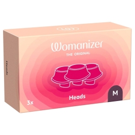 Womanizer Next Replacement Heads Size M Dark Purple 3-Pack