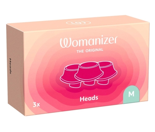 Womanizer Next Replacement Heads M 3-Pack Silicone Sage Green