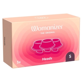 Womanizer Next Replacement Heads S Dark Purple 3-Pack Silicone