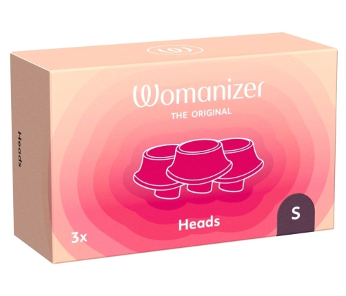 Womanizer Next Replacement Heads S Dark Purple 3-Pack Silicone