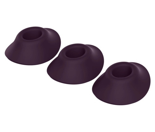 Womanizer Next Replacement Heads S Dark Purple 3-Pack Silicone