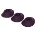 Womanizer Next Replacement Heads S Dark Purple 3-Pack Silicone