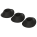 Womanizer Next Replacement Head S Black - Set of 3, Silicone/PU