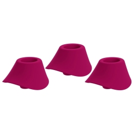 Womanizer W-Heads Set 3pcs Size M - Pink Silicone Replacement Caps