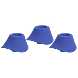 Womanizer W-Heads 3x Replacement Caps Blue Size M Silicone