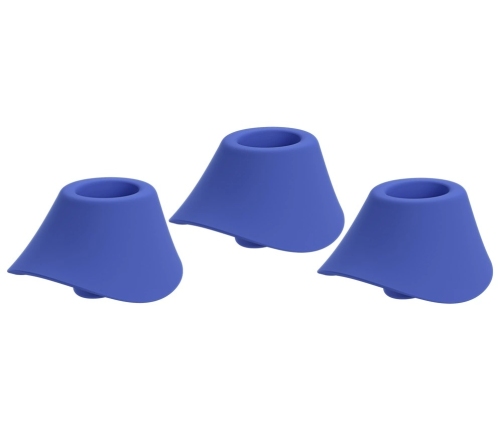 Womanizer W-Heads 3x Replacement Caps Blue Size M Silicone