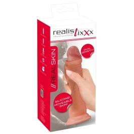 Realistixxx Moveable Skin Dual Density Model with Suction Cup 20.5cm