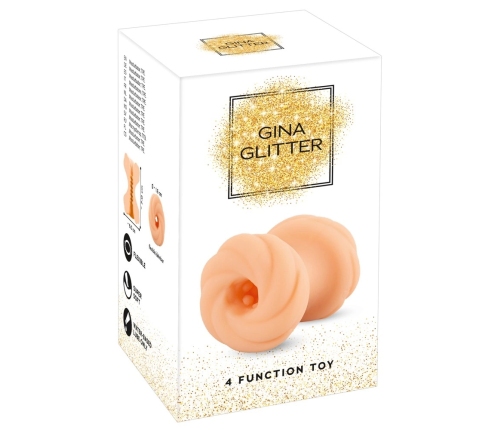Eigenlabel Grossokunde Gina Glitter 4in1 Multi-Functional Intimate System, Transparent, 7 cm