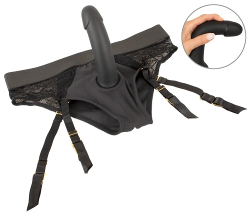 You2Toys Your Strap-On Set - Black Briefs with Adjustable Straps & Silicone System