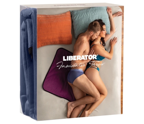 Liberator Fascinator Throw Mini Indigo - Travel-Size Waterproof Blanket 91x66cm