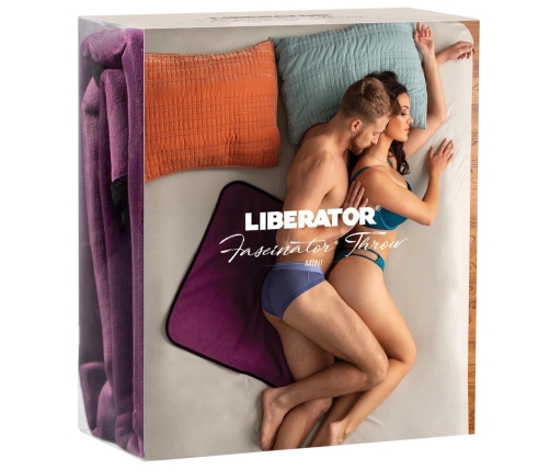 Liberator Fascinator Throw Mini Purple - Compact Waterproof Blanket 91x66cm