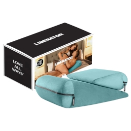 Liberator Jaz Duet Blue Ergonomic Wedge Cushion Set, Washable Covers