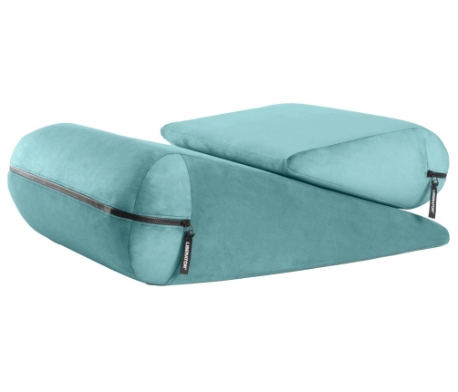 Liberator Jaz Duet Blue Ergonomic Wedge Cushion Set, Washable Covers