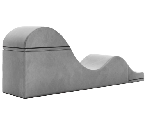 Liberator Aria Flip Chaise Grey - Ergonomic Foldable Lounge Seat