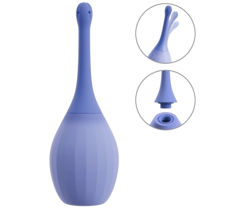 You2Toys Anal Douche Bendable Silicone Hygiene System 300ml Black