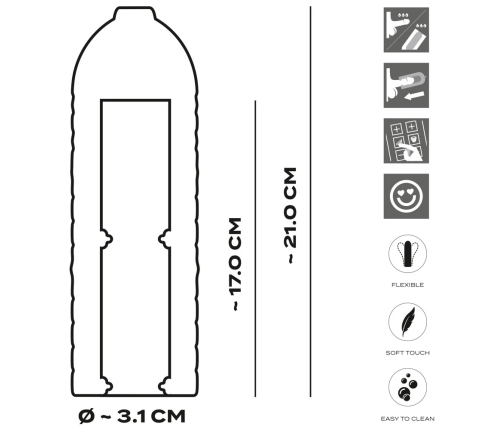 You2Toys Suck-O-Mat 3 Performance Sleeve XL Silicone Replacement