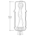 The Handy Dream Sleeve Chrysm Replacement TPE Sleeve 13-14 cm