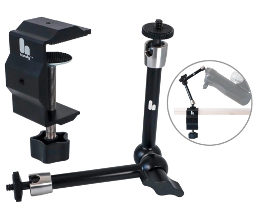 The Handy Adjustable Desk Mount - Foldable Clamp for Intimate Device Positioning