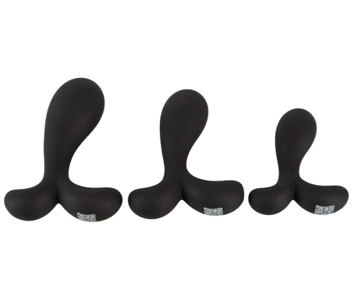 ANOS Silicone Training Set - 3-Piece Anal Trainer with Curved Tips