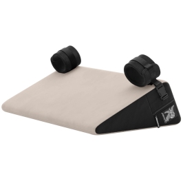 Liberator Bondage Wedge Cream - Ergonomic Support Cushion with Restraints