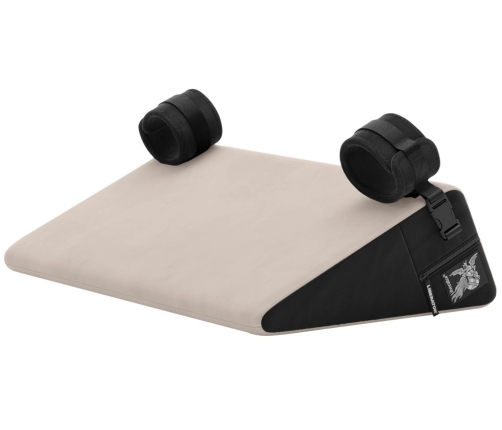 Liberator Bondage Wedge Cream - Ergonomic Support Cushion with Restraints