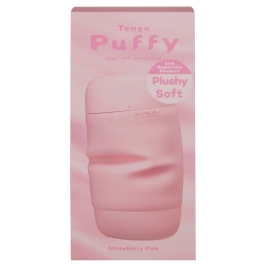 TENGA Puffy Strawberry Pink Intimate Cup Marshmallow Texture 16.5cm