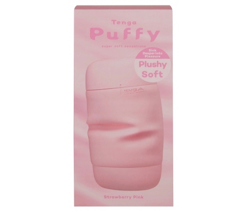 TENGA Puffy Strawberry Pink Intimate Cup Marshmallow Texture 16.5cm