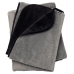 Liberator Faux Fur Fascinator Throw Grey/Black 183x137 cm Dual-Sided Blanket