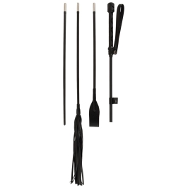 Bad Kitty Crop Set - 4-in-1 Fibreglass Handle & Attachments, Black