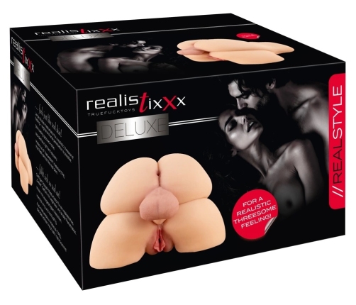 Realistixxx Deluxe Double Torso Natureskin Anatomical Model 31.5 cm