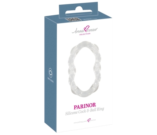 beau coeur PARINOR Silicone Dual Support Ring, Transparent, 10.6 cm