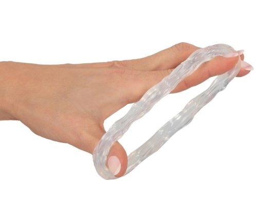 beau coeur PARINOR Silicone Dual Support Ring, Transparent, 10.6 cm