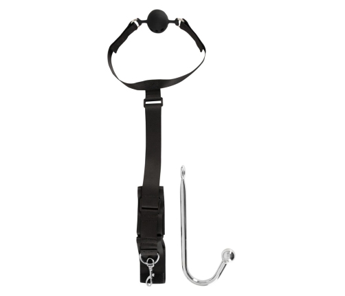Bad Kitty Bondage Set with Anal Hook & Adjustable Mouth Gag