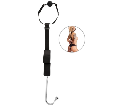 Bad Kitty Bondage Set with Anal Hook & Adjustable Mouth Gag