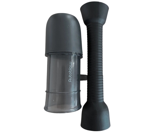 Autoblow VacuGlide Small Tube with Sleeve & Cap, 15.2 cm, Clear