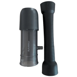 Autoblow VacuGlide Medium Stroking Tube Set with Sleeve & Cap 17cm